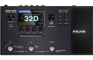 Nux MG-30 Pedaleira para Guitarra Elétrica 30 Amps e 8 IRs Pedaleira para guitarra elétrica
