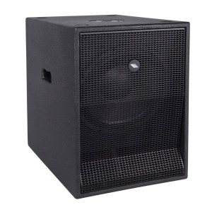 Proel S12A  Subwoofer Ativo 12'' com SPL Máximo de 127 dB, Compacto, Potente e com Graves de Alta Definição Subwoofer passa-banda híbrido ativo