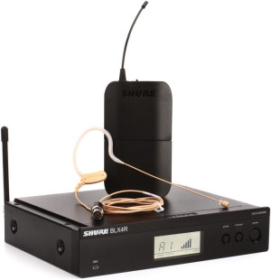Shure BLX14R/MX53 Sistema profissional de microfone sem fio Microfone Headset