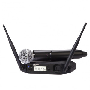 Shure GLXD24+/SM58 Sistema sem fios com microfone de mão