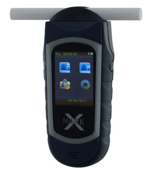 Alkomat Alcovisor® Mark X Plus niebieski do zastosowania profesjonalnego