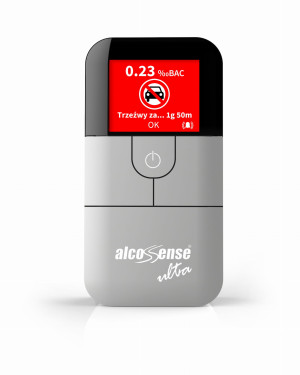 Alkomat elektrochemiczny marki AlcoSense model Ultra