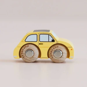 Autko Drewniane Retro Fifi Samochodzik Vintage Le Toy Van 2+