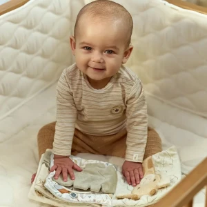Książeczka Sensoryczna do Wózka Miękka Little Dutch 0+ Safari Friends