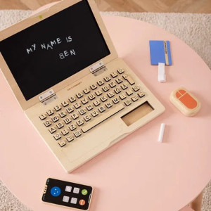 Kids Concept drewniany laptop