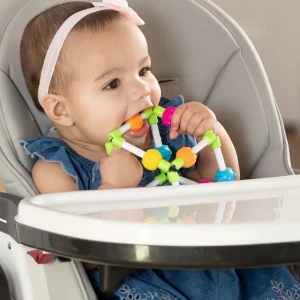 Fat Brain Toys zabawka sensoryczna do rozwoju motoryki małej dla niemowląt kostka Quubi