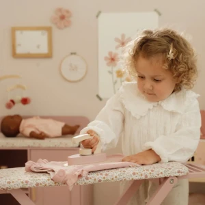 Little Dutch drewniana deska do prasowania z żelazkiem