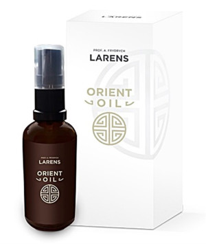 LARENS Orient Oil 50ml - lekki olejek pielęgnacyjny na bazie nierafinowanych, w 100% naturalnych olejów: ryżowego, migdałowego i jojoba.