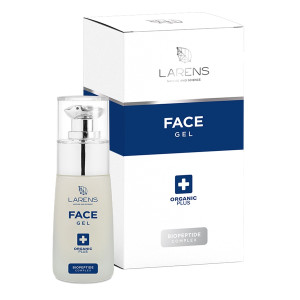 LARENS Face Gel 50ml Żel peptydowy do twarzy, szyi i dekoltu o działaniu LIFTINGUJĄCYM I PRZECIWZMARSZCZOWYM Kolagen
