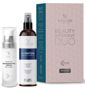 LARENS Beauty Intensive Duo NEW Neuropeptide Serum Eye & More - Luksusowe Serum pod oczy 30ml + Serum Peptydowe do ciała i włosów - spray 150 ml