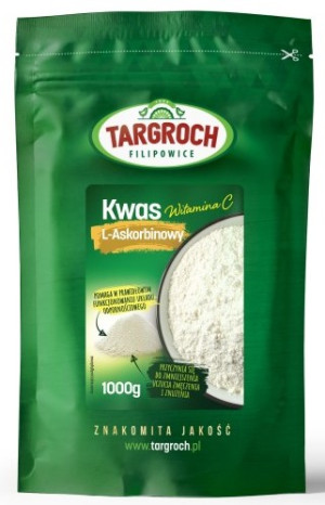 Targroch KWAS L-ASKORBINOWY Witamina C 1000g suplement diety.