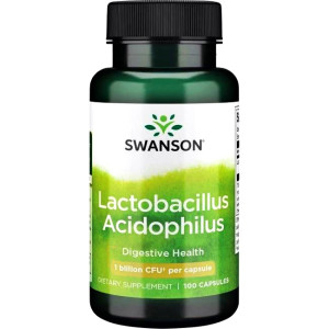 SWANSON Lactobacillus Acidophilus 1 mld CFU 100 kapsułek probiotyk