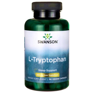 SWANSON AjiPure L-TRYPTOFAN TryptoPure 500mg 90 kapsułek