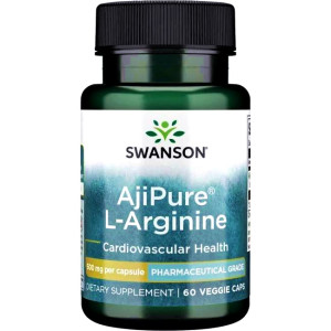 SWANSON L-Arginina AjiPure 500 mg 60 kapsułek L-Arginine