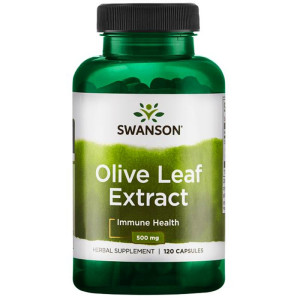 SWANSON OLIVE LEAF EXTRACT  500 mg / 120 kapsułek Ekstrakt z liści drzewa oliwnego