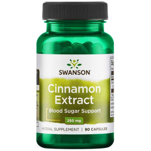 SWANSON Cinnamon Extract 250 mg 90 kapsułek cynamon ekstrakt