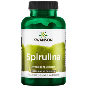 SWANSON SPIRULINA 500mg 180 tabletek
