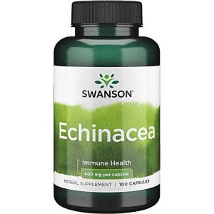 SWANSON Echinacea 400 mg 100 kapsułek jeżówka purpurowa