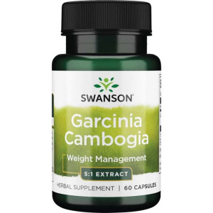 SWANSON Garcinia Cambogia 80 mg 60 kapsułek ekstrakt tamaryndowiec malabarski HCA