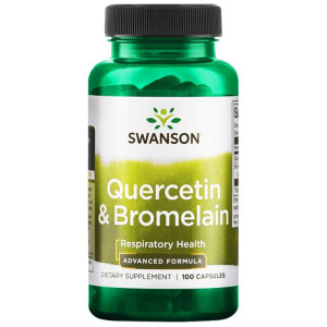 SWANSON Kwercetyna i Bromelaina Quercetin & Bromelain bromelina -100 kapsułek