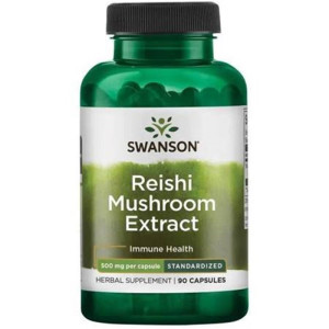 SWANSON REISHI Mushroom Extract - 500 mg / 90 kapsułek