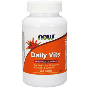 NOW Foods DAILY VITS Multi witaminy i minerały 250 tabletek - suplement diety