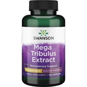 SWANSON Mega Tribulus Extract 250 mg 120 kapsułek buzdyganek ekstrakt