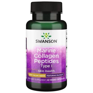 SWANSON Marine Collagen Morikol peptydy kolagenu morskiego typu I 60 kaps
