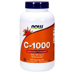 NOW Foods Witamina C-1000 z bioflawonoidami 250 kapsułek