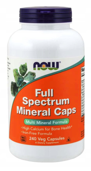 NOW Foods Full Spectrum Mineral Caps multiminerały 240 kapsułek