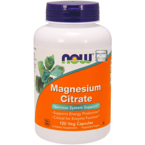 NOW Foods Cytrynian Magnezu 120 kapsułek