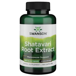 SWANSON Shatavari - standaryzowany ekstrakt - 500mg 120 kapsułek