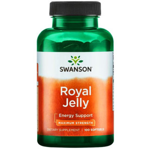 SWANSON ROYAL JELLY Mleczko Pszczele 100 kapsułek Żelowych - suplement diety
