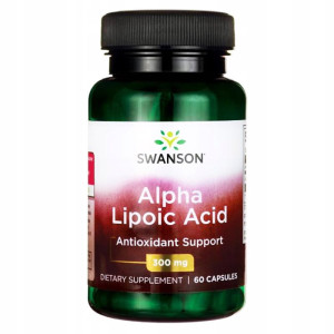 SWANSON ALA kwas alfa liponowy 300 mg 60 kapsułek - suplement diety