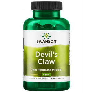 SWANSON Devil's Claw 500 mg 100 kapsułek czarci pazur diabelski pazur