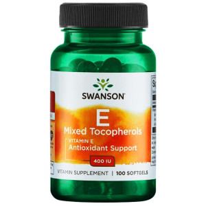 SWANSON Witamina E mieszanka Tokoferole mix 400 IU (268mg) 100 kapsułek