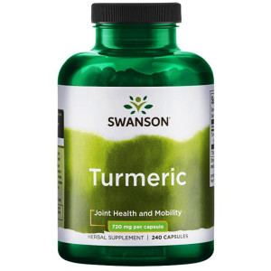 SWANSON Turmeric 720 mg 240 kapsułek Full Spectrum kurkuma curcumin