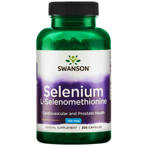 SWANSON Selen 100 mcg 300 kapsułek L-Selenometionina SeLECT Selenium