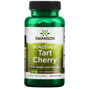 SWANSON HiActives Tart Cherry 465 mg 60 kapsułek ekstrakt z wiśni flawonoidy
