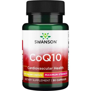 SWANSON Koenzym Q10 CoQ10 200 mg 30 kapsułek wegańskich Coenzyme Q10