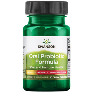 SWANSON Probiotyczna formuła dla jamy ustnej 30 tabletek do ssania Oral Probiotic Formula