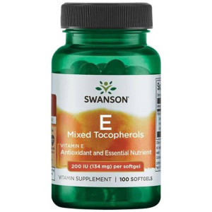 SWANSON Witamina E mieszanka Tokoferole mix 200IU 100 kapsułek