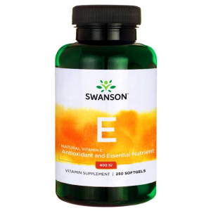 SWANSON Witamina E naturalna 400IU 250 kapsułek
