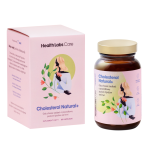 Health Labs Care Cholesterol Natural+ - prawidłowy poziom lipidów we krwi 60 kapsułek monakolina