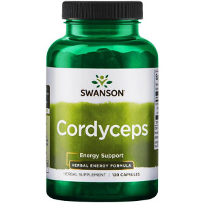 SWANSON Cordyceps 600 mg 120 kapsułek kordyceps