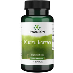 SWANSON Kudzu korzeń 500 mg 60 kapsułek Kudzu Root