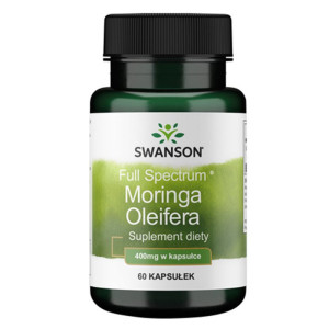 SWANSON Full Spectrum Moringa Oleifera 400mg 60 kapsułek - suplement diety
