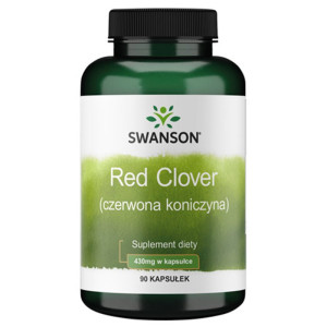 SWANSON Red clover 430mg 90 kapsułek Czerwona koniczyna - suplement diety