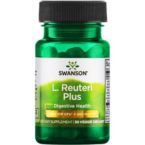 SWANSON L. REUTERI Plus probiotyk 30 kapsułek wegetariańskich
