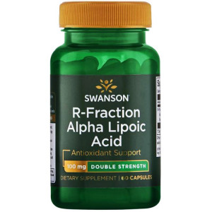 SWANSON R-Fraction Alpha Lipoic Acid 100 mg 60 kapsułek R-ALA kwas R-alfa liponowy